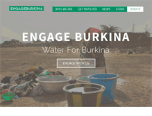 Tablet Screenshot of engageburkina.com